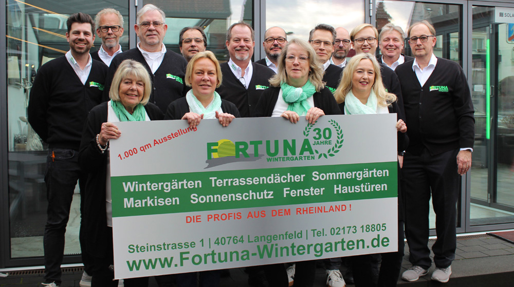 Das Team von Fortuna Wintergarten im Jahr 2026